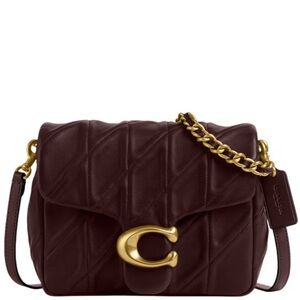 Coach Merlot Leather Shoulder Bag